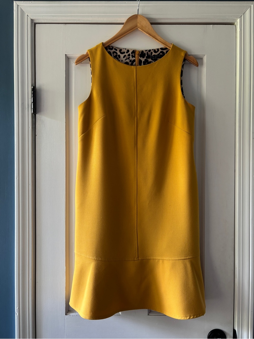 Beautiful Alex Marie Mustard Yellow Sleeveless Shift Dress